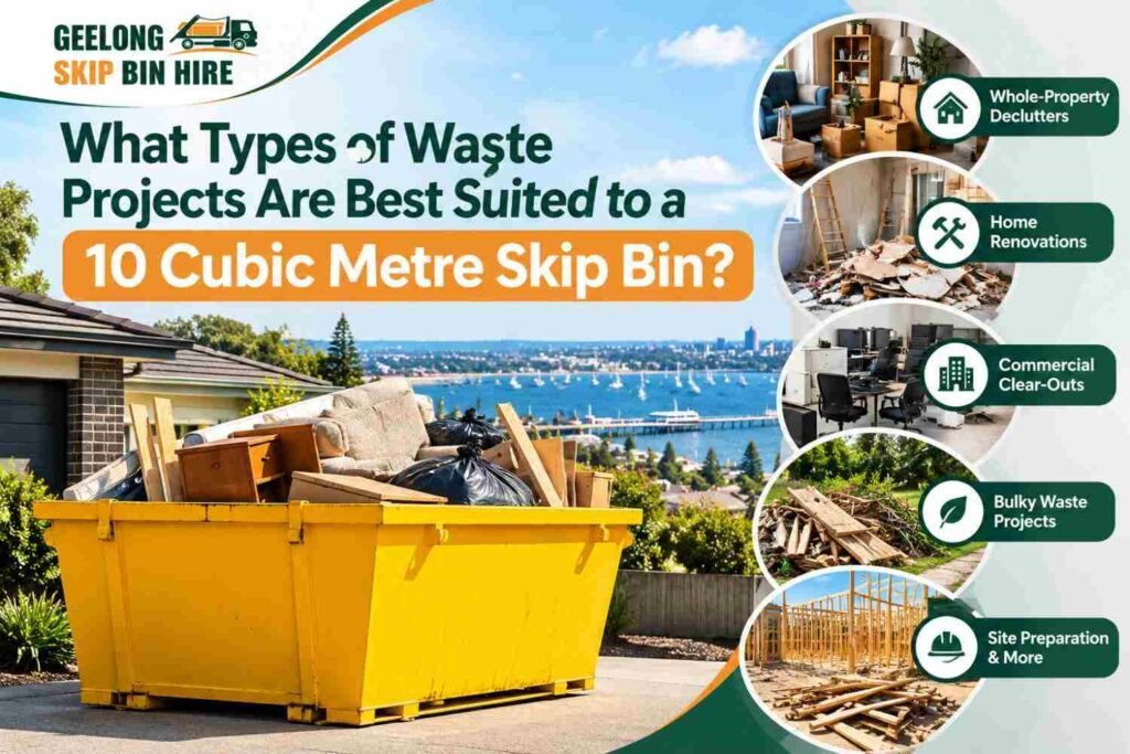 10 cubic metre skip bin