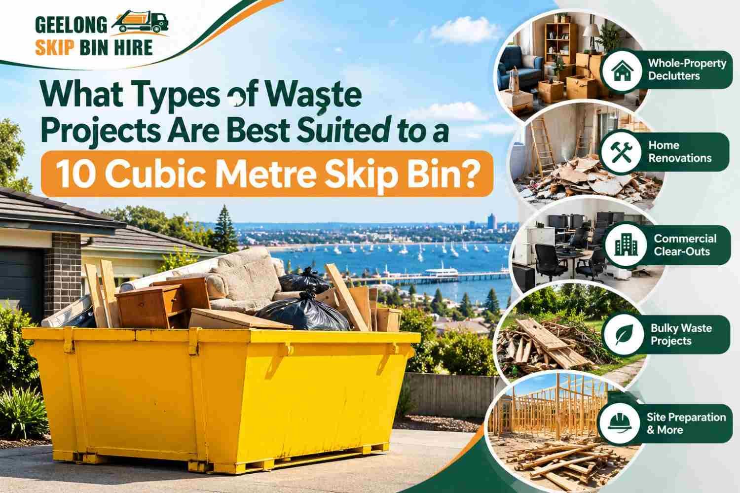 10 cubic metre skip bin